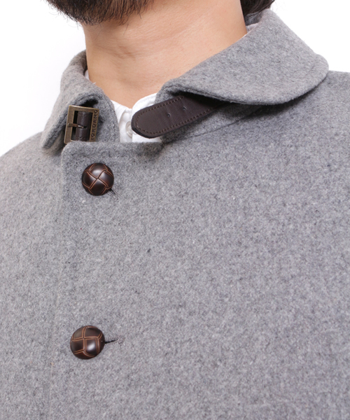 GIORDANO（ジョルダーノ）の「メルトンショールカラージャケット（ブルゾン・メンズ・グレー/ネイビー/ブラック・MEDIUM/LARGE）」の4枚目の写真