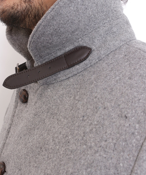 GIORDANO（ジョルダーノ）の「メルトンショールカラージャケット（ブルゾン・メンズ・グレー/ネイビー/ブラック・MEDIUM/LARGE）」の5枚目の写真