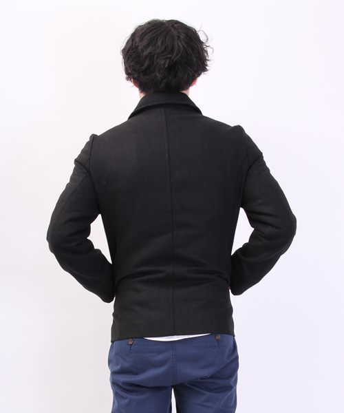 GIORDANO（ジョルダーノ）の「メルトンショールカラージャケット（ブルゾン・メンズ・グレー/ネイビー/ブラック・MEDIUM/LARGE）」の16枚目の写真