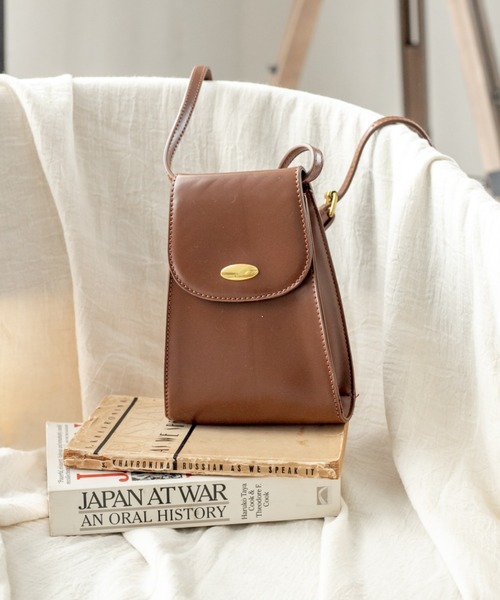 Ambre Neige（アンブルネージュ）の「ミニショルダーバック／【WEB/EC限定商品】（ショルダーバッグ・レディース・ブラック/ダークブラウン/アイボリー/ライトブラウン/ダークブラウン系1・FREE）」の3枚目の写真