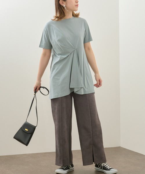 Ambre Neige（アンブルネージュ）の「ミニショルダーバック／【WEB/EC限定商品】（ショルダーバッグ・レディース・ブラック/ダークブラウン/アイボリー/ライトブラウン/ダークブラウン系1・FREE）」の8枚目の写真