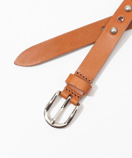 ISABEL MARANT（イザベルマラン）の「ISABEL MARANT KERRIA レザースタッズベルト（ベルト・レディース・ベージュ・M）」の4枚目の写真