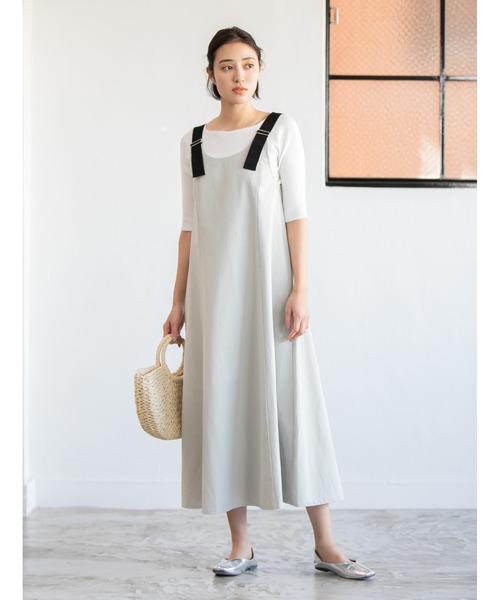 fifth(フィフス)の「スクエアネック五分袖リブニット(ニット/セーター・レディース・ライトグリーン/ホワイト/ラベンダー・MEDIUM)」の18枚目の写真