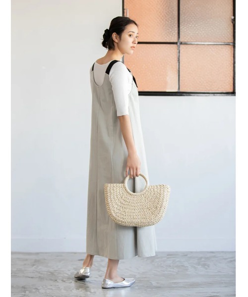 fifth(フィフス)の「スクエアネック五分袖リブニット(ニット/セーター・レディース・ライトグリーン/ホワイト/ラベンダー・MEDIUM)」の20枚目の写真