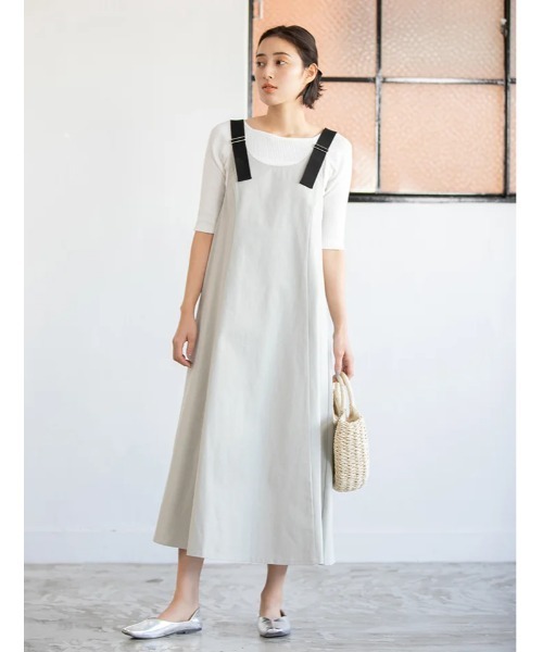 fifth(フィフス)の「スクエアネック五分袖リブニット(ニット/セーター・レディース・ライトグリーン/ホワイト/ラベンダー・MEDIUM)」の19枚目の写真