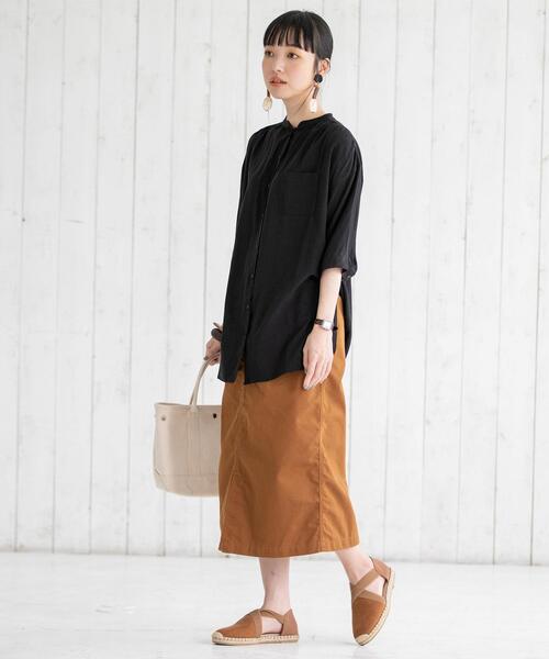 coen（コーエン）の「§クロスゴムフラットエスパドリーユ（サンダル・レディース・ブラウン/ブラック/ダークグリーン・SMALL/MEDIUM/LARGE）」の10枚目の写真