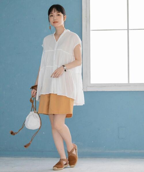 coen（コーエン）の「§クロスゴムフラットエスパドリーユ（サンダル・レディース・ブラウン/ブラック/ダークグリーン・SMALL/MEDIUM/LARGE）」の19枚目の写真