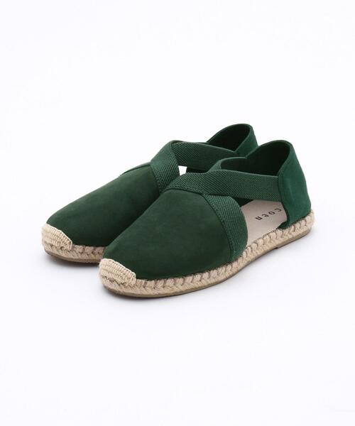 coen（コーエン）の「§クロスゴムフラットエスパドリーユ（サンダル・レディース・ブラウン/ブラック/ダークグリーン・SMALL/MEDIUM/LARGE）」の20枚目の写真