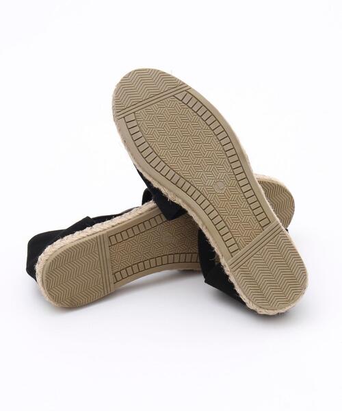 coen（コーエン）の「§クロスゴムフラットエスパドリーユ（サンダル・レディース・ブラウン/ブラック/ダークグリーン・SMALL/MEDIUM/LARGE）」の17枚目の写真