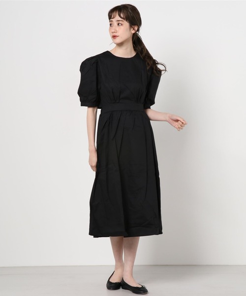 ABITOKYO(アビトーキョー)の「バックコンシャススリーブワンピース(ワンピース・レディース・ホワイト/ブラック/イエロー/ライトブルー/ライトパープル/ネイビー/グリーン/オレンジ/カーキ/チャコールグレー/ブルーグリーン・FREE)」の14枚目の写真