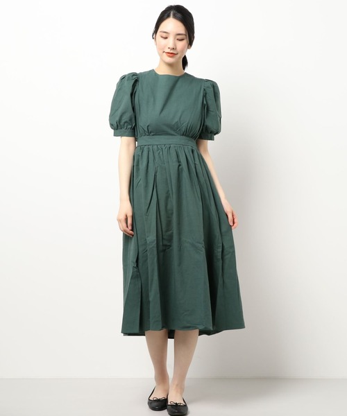 ABITOKYO(アビトーキョー)の「バックコンシャススリーブワンピース(ワンピース・レディース・ホワイト/ブラック/イエロー/ライトブルー/ライトパープル/ネイビー/グリーン/オレンジ/カーキ/チャコールグレー/ブルーグリーン・FREE)」の16枚目の写真