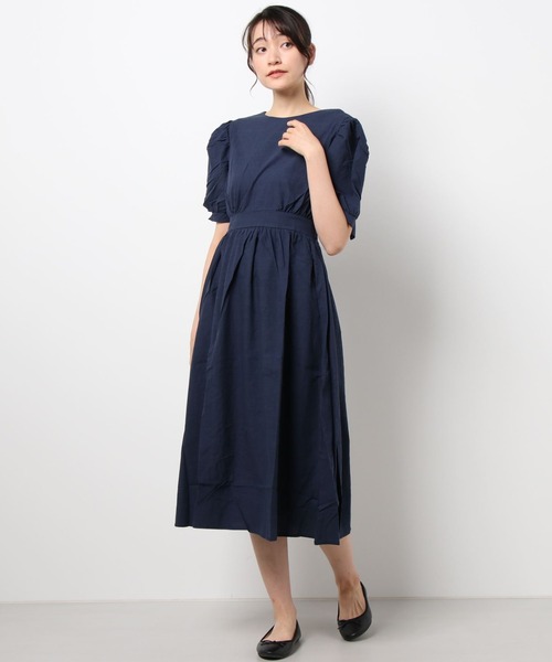 ABITOKYO(アビトーキョー)の「バックコンシャススリーブワンピース(ワンピース・レディース・ホワイト/ブラック/イエロー/ライトブルー/ライトパープル/ネイビー/グリーン/オレンジ/カーキ/チャコールグレー/ブルーグリーン・FREE)」の17枚目の写真