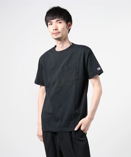 Champion(チャンピオン)の「CHAMPION SHORT SLEEVE T-SHIRT (チャンピオン ショートスリーブTシャツ)(4colors)(C3-M349)(Tシャツ/カットソー・メンズ・ホワイト/ブラック/ネイビー/グレー・S/M/L/XL)」の8枚目の写真