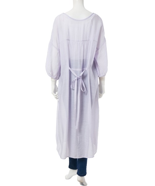 fifth（フィフス）の「ロングシアーシャツ（シャツ/ブラウス・レディース・ラベンダー/グレイッシュベージュ/オレンジ/グリーン/ブラック・MEDIUM）」の17枚目の写真