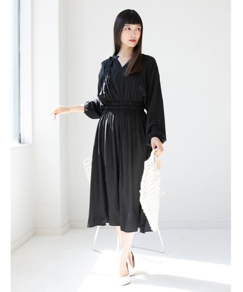 fifth（フィフス）の「ロングシアーシャツ（シャツ/ブラウス・レディース・ラベンダー/グレイッシュベージュ/オレンジ/グリーン/ブラック・MEDIUM）」の16枚目の写真
