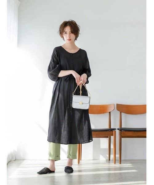 484 新品 23区 洗える テプラマットシフォン ブラウス シャツ 38(9) 洗える】テプラマットシフォン ブラウス / 23区 | ファッション