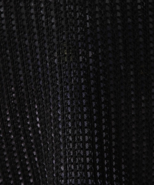 RAGEBLUE（レイジブルー）の「サイドリボンローゲージサマーニットベスト/948039（ベスト・レディース・オフホワイト/ブラック・FREE）」の7枚目の写真