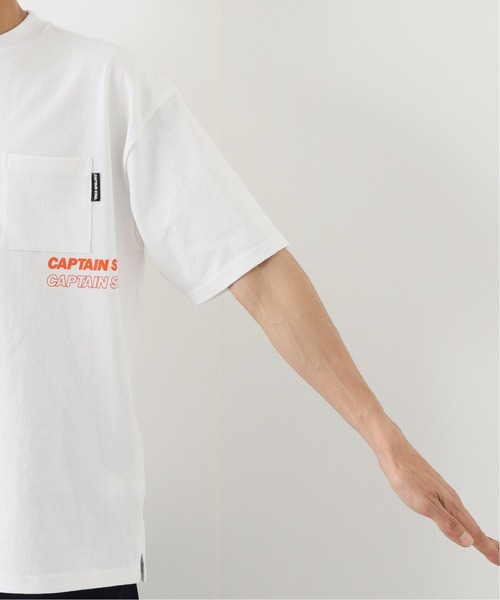 CAPTAIN STAG（キャプテンスタッグ）の「【CAPTAIN STAG / キャプテンスタッグ】 logo Tシャツ（Tシャツ/カットソー・メンズ・ホワイト/ブラック・MEDIUM/LARGE）」の9枚目の写真