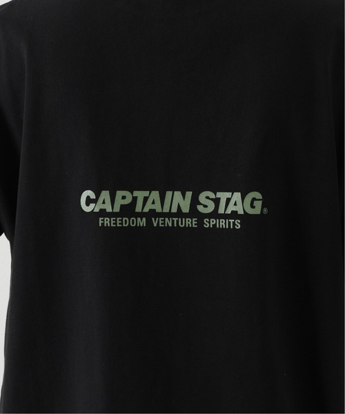 CAPTAIN STAG（キャプテンスタッグ）の「【CAPTAIN STAG / キャプテンスタッグ】 logo Tシャツ（Tシャツ/カットソー・メンズ・ホワイト/ブラック・MEDIUM/LARGE）」の15枚目の写真