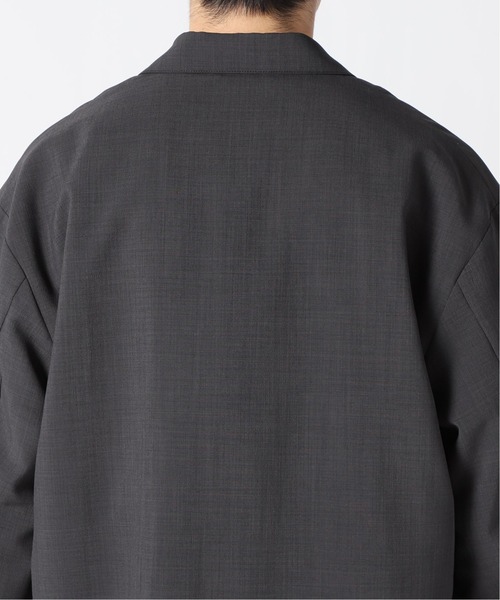 JOURNAL STANDARD（ジャーナルスタンダード）の「【ジャケット+パンツ＋シャツ3点SET】【DADS / ダッズ】ライトポリエステル サマーセットアップ /7WAY 1WEEKの着こなし対応/テーラードジャケット/バンドカラーシャツ/バルーンパンツ/オーバーサイズ（セットアップ・メンズ・ベージュ/キャメル/ブラック・LARGE/SMALL/MEDIUM）」の20枚目の写真