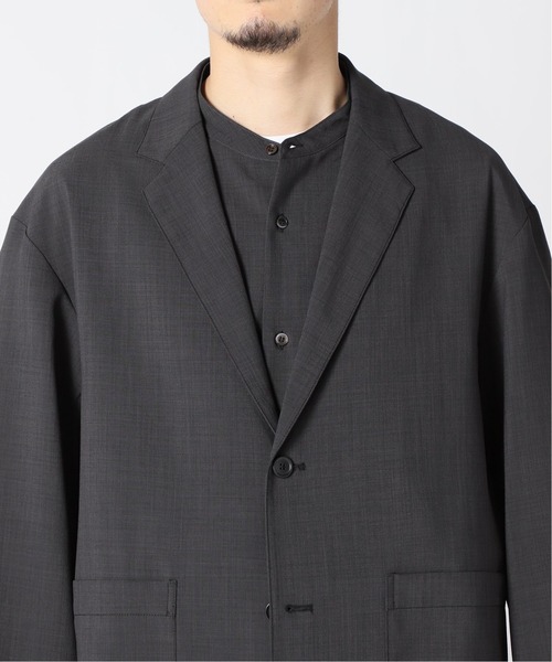 JOURNAL STANDARD（ジャーナルスタンダード）の「【ジャケット+パンツ＋シャツ3点SET】【DADS / ダッズ】ライトポリエステル サマーセットアップ /7WAY 1WEEKの着こなし対応/テーラードジャケット/バンドカラーシャツ/バルーンパンツ/オーバーサイズ（セットアップ・メンズ・ベージュ/キャメル/ブラック・LARGE/SMALL/MEDIUM）」の21枚目の写真