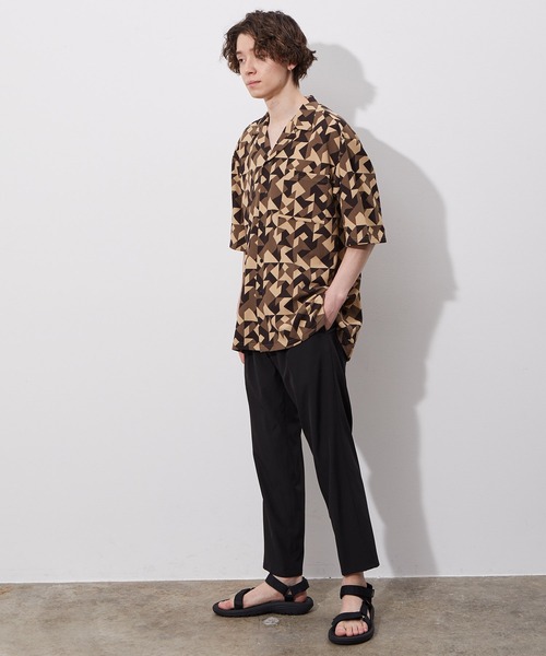 JUNRED(ジュンレッド)の「ウェーブワッフルオープンカラーシャツ(シャツ/ブラウス・メンズ・ブラウン/ブルー/ブラック系その他/ベージュ・LL/L/M)」の19枚目の写真