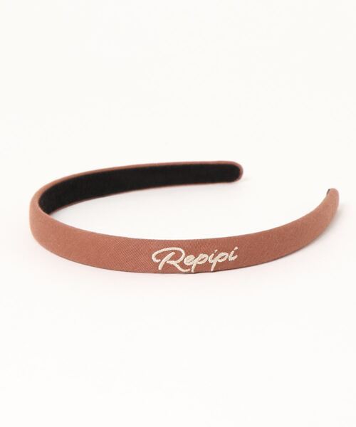 repipi armario（レピピ アルマリオ）の「ホソハバロゴカチューシャ（カチューシャ・キッズ・ラベンダー/ブラック/サックスブルー/ミント/グレー/グリーン/ベージュ/ダークブラウン・FREE）」の17枚目の写真