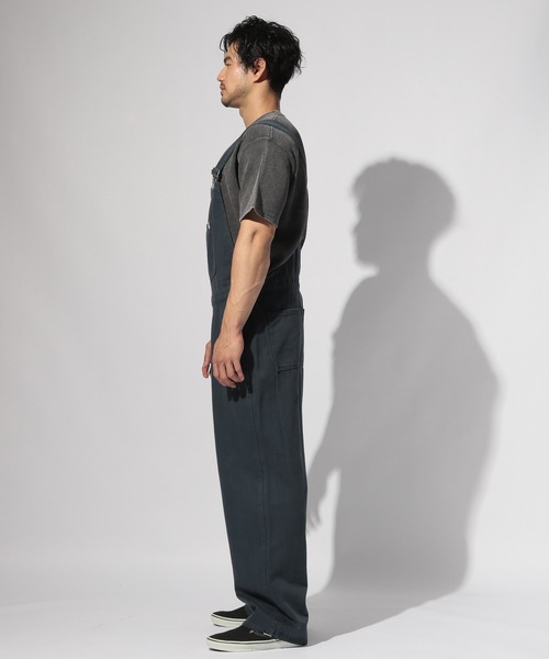 URBAN ISLAND SOCIETY（アーバンアイランドソサエティ）の「【oblekt×URBAN ISLAND SOCIETY】OVERALLオーバーオール（サロペット/オーバーオール・メンズ・ネイビー/オフホワイト・MEDIUM/LARGE）」の3枚目の写真