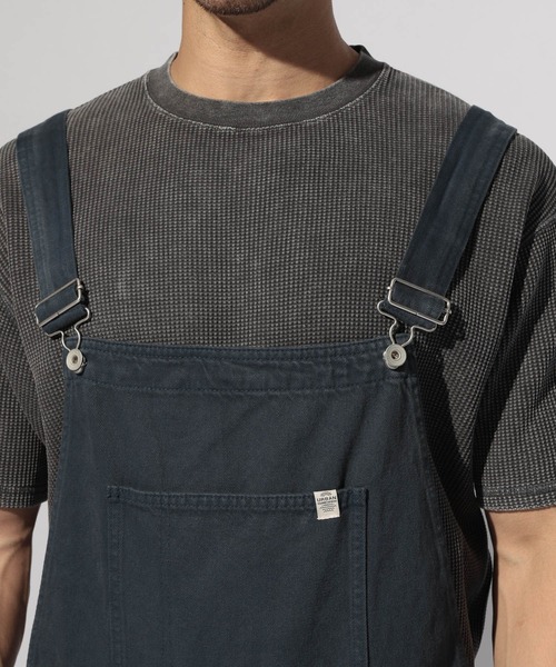 URBAN ISLAND SOCIETY（アーバンアイランドソサエティ）の「【oblekt×URBAN ISLAND SOCIETY】OVERALLオーバーオール（サロペット/オーバーオール・メンズ・ネイビー/オフホワイト・MEDIUM/LARGE）」の8枚目の写真