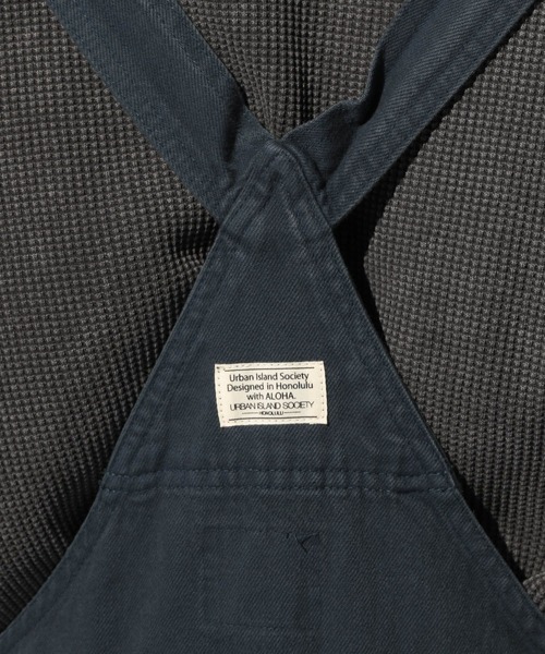 URBAN ISLAND SOCIETY（アーバンアイランドソサエティ）の「【oblekt×URBAN ISLAND SOCIETY】OVERALLオーバーオール（サロペット/オーバーオール・メンズ・ネイビー/オフホワイト・MEDIUM/LARGE）」の14枚目の写真