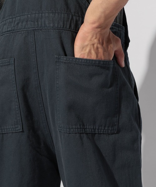 URBAN ISLAND SOCIETY（アーバンアイランドソサエティ）の「【oblekt×URBAN ISLAND SOCIETY】OVERALLオーバーオール（サロペット/オーバーオール・メンズ・ネイビー/オフホワイト・MEDIUM/LARGE）」の9枚目の写真