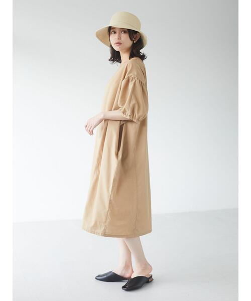 Green　Parks（グリーンパークス）の「・ペーパーハット＊（ハット・レディース・ブラック/ベージュ/ブラウン/キャメル・FREE）」の6枚目の写真