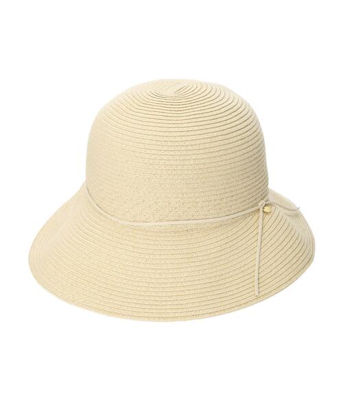 Green　Parks（グリーンパークス）の「・ペーパーハット＊（ハット・レディース・ブラック/ベージュ/ブラウン/キャメル・FREE）」の9枚目の写真