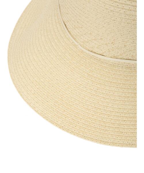 Green　Parks（グリーンパークス）の「・ペーパーハット＊（ハット・レディース・ブラック/ベージュ/ブラウン/キャメル・FREE）」の13枚目の写真
