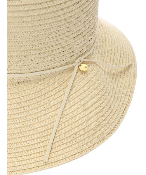 Green　Parks（グリーンパークス）の「・ペーパーハット＊（ハット・レディース・ブラック/ベージュ/ブラウン/キャメル・FREE）」の14枚目の写真
