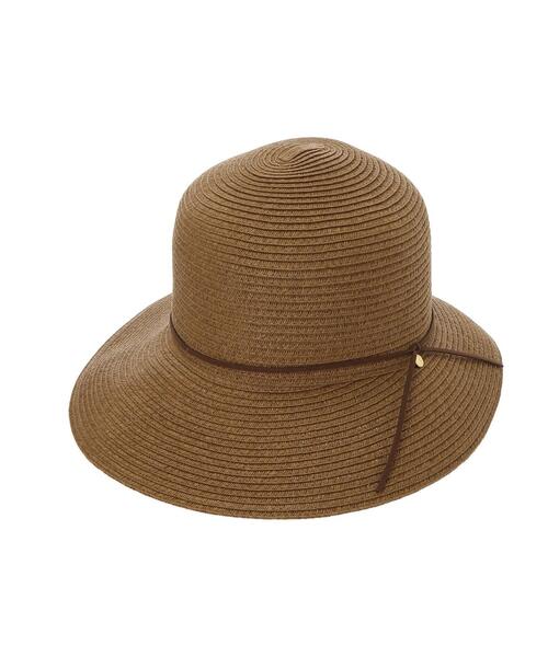 Green　Parks（グリーンパークス）の「・ペーパーハット＊（ハット・レディース・ブラック/ベージュ/ブラウン/キャメル・FREE）」の17枚目の写真