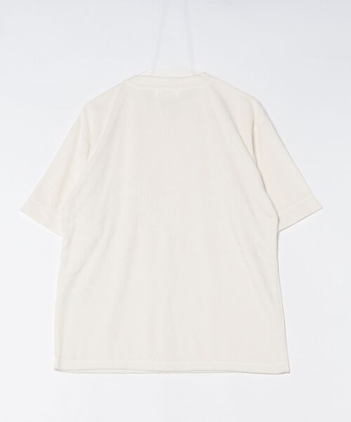 VIBGYOR(ヴィブジョー)の「【VIBGYOR BY AS】パイルボケ付き半袖クルー(BL)(Tシャツ/カットソー・メンズ・ブラック/イエロー系その他/ピンク/ネイビー/アイボリー/ベージュ・MEDIUM/LARGE)」の7枚目の写真