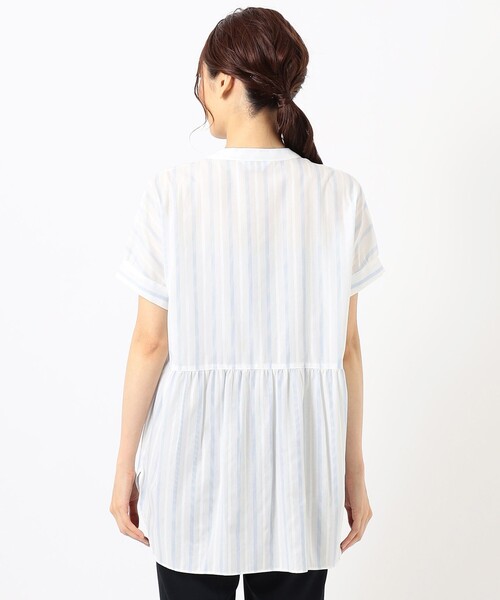 J.PRESS(ジェイプレス)の「【洗える】SOMELOS TIOGA ブラウス(シャツ/ブラウス・レディース・サックスブルー系1/ベージュ系1・9/11)」の12枚目の写真