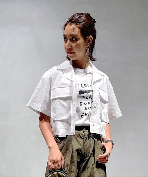 DIESEL（ディーゼル）の「レディース Tシャツ トップス カットソ－ ミニマムフィット（Tシャツ/カットソー・レディース・ホワイト/ブラック・X-SMALL/MEDIUM/SMALL/LARGE）」の11枚目の写真