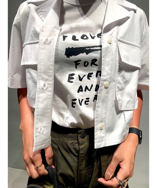 DIESEL（ディーゼル）の「レディース Tシャツ トップス カットソ－ ミニマムフィット（Tシャツ/カットソー・レディース・ホワイト/ブラック・X-SMALL/MEDIUM/SMALL/LARGE）」の12枚目の写真