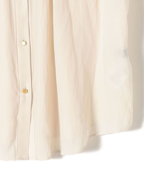SHIPS（シップス）の「〈抗菌防臭〉2WAYカッセンタックショートスリーブブラウス（シャツ/ブラウス・レディース・ベージュ/ネイビー・ONE SIZE）」の8枚目の写真