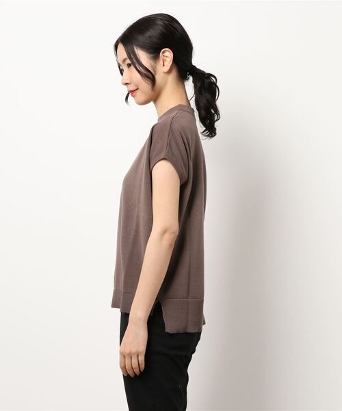 Grand PARK（グランドパーク）の「ハイゲージニット（ニット/セーター・レディース・カーキ/ブラウン/ダークブラウン/ベージュ・FREE）」の19枚目の写真