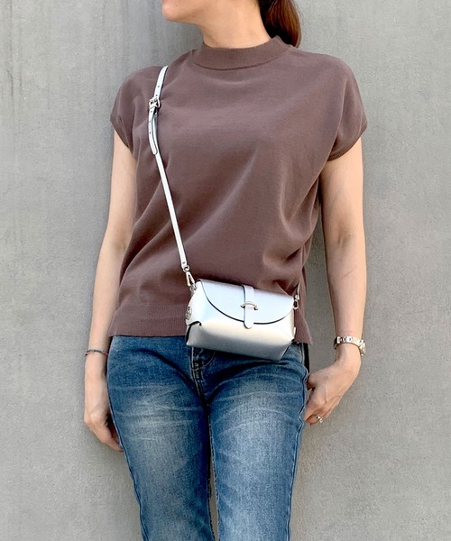 Grand PARK（グランドパーク）の「ハイゲージニット（ニット/セーター・レディース・カーキ/ブラウン/ダークブラウン/ベージュ・FREE）」の3枚目の写真