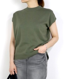 Grand PARK | モックネックフレンチスリーブニット(ニット/セーター)