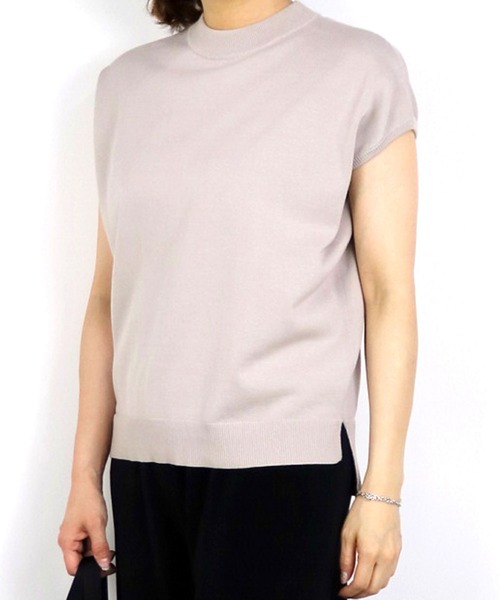 Grand PARK（グランドパーク）の「ハイゲージニット（ニット/セーター・レディース・カーキ/ブラウン/ダークブラウン/ベージュ・FREE）」の6枚目の写真