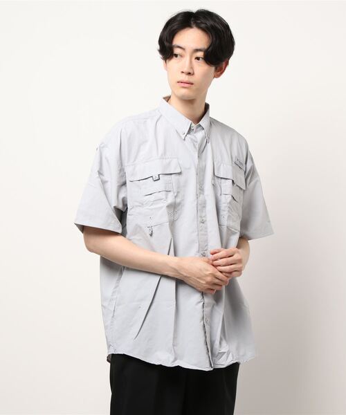 新品)Columbia コロンビア 半袖シャツ 316 Cypress 50%オフ】COLUMBIA コロンビア TROLLERS BEST SS SHIRT CYPRESS