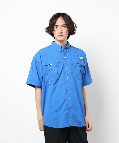 Columbia（コロンビア）の「【COLUMBIA/コロンビア】（UN）BAHAMA SHORT SLEEVE SHIRT/半袖シャツ（シャツ/ブラウス・メンズ・ホワイト/グレー/カーキ/ミント/ブルー/サックスブルー・MEDIUM/LARGE）」の6枚目の写真