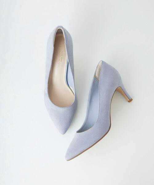 green label relaxing（グリーンレーベルリラクシング）の「ポインテッド プレーン パンプス(7cmヒール) -撥水-（パンプス・レディース・ブラック/ベージュ/オレンジ系その他/ライトブルー/グレー・22cm/22.5cm/23cm/23.5cm/24cm/24.5cm/25cm/25.5cm）」の7枚目の写真