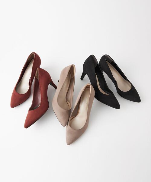 green label relaxing（グリーンレーベルリラクシング）の「ポインテッド プレーン パンプス(7cmヒール) -撥水-（パンプス・レディース・ブラック/ベージュ/オレンジ系その他/ライトブルー/グレー・22cm/22.5cm/23cm/23.5cm/24cm/24.5cm/25cm/25.5cm）」の13枚目の写真