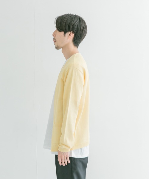 URBAN RESEARCH(アーバンリサーチ)の「WASHABLEリネンカーディガン(カーディガン/ボレロ・メンズ・ネイビー/イエロー/グレー系その他/ベージュ系その他・MEDIUM/LARGE)」の10枚目の写真
